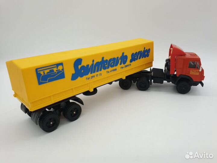 Камаз 5410 с полуприцепом и тентом Sovtransavto