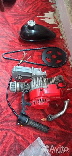 Двигатель 2х тактный 49сс комплект
