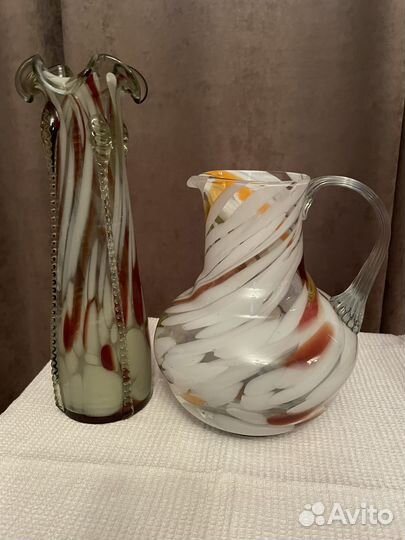 Вазы фарфоровые, стеклянные