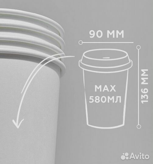 Бумажные стаканчики для кофе