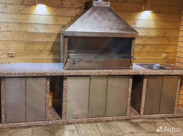 Печи барбекю, модульный комплекс барбекю