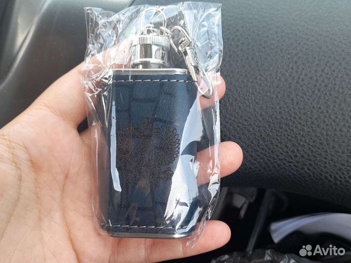 Фляга мини алюминиевая