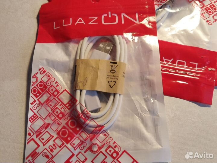 Кабель LuazON,micro USB,1A,1m