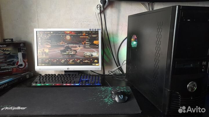 Игровой пк 4ядра/8гб/ssd/GTX 550 Ti