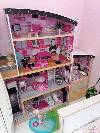 Домик для кукол барби