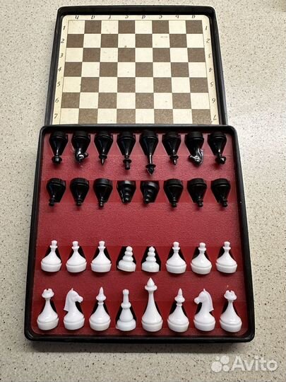 Шахматы, шашки дорожные магнитные СССР