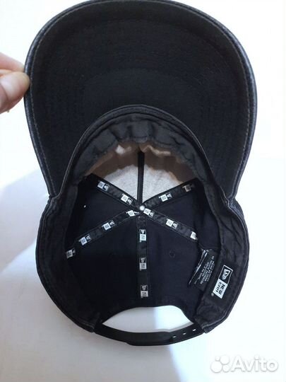 Мужская бейсболка NYC черная хлопок