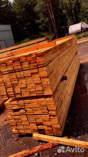 Доска обрезная 40х100х6000мм ГОСТ