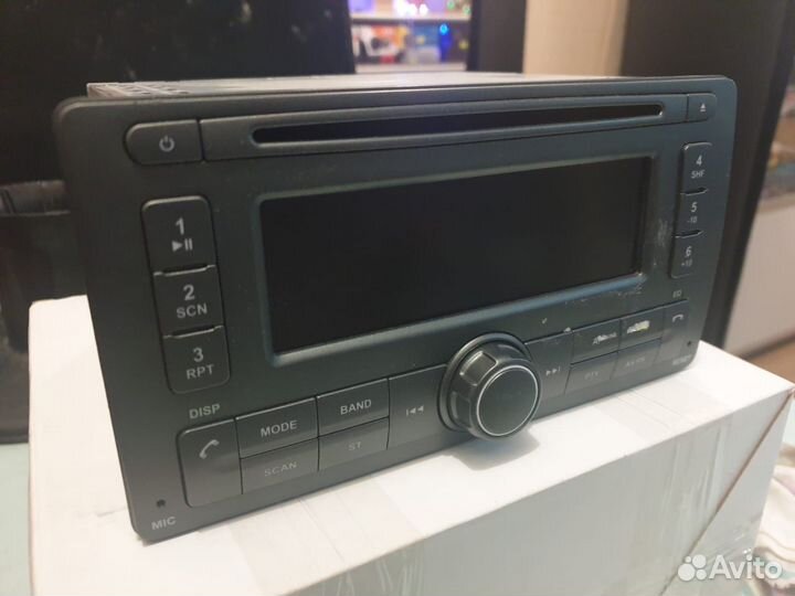 Штатный магнитофон - диск, USB, Блютуз (2 din)