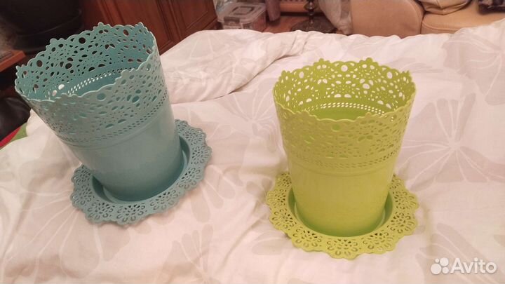 Кашпо пластик