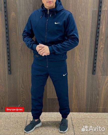 Спортивный костюм nike на флисе размеры 46/54