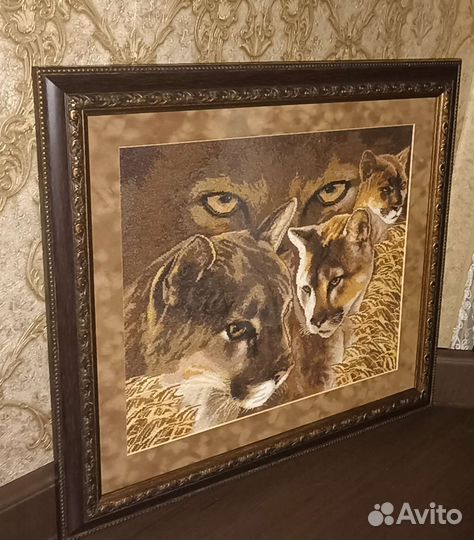 Золотое руно, картина Взгляд пумы дж-024