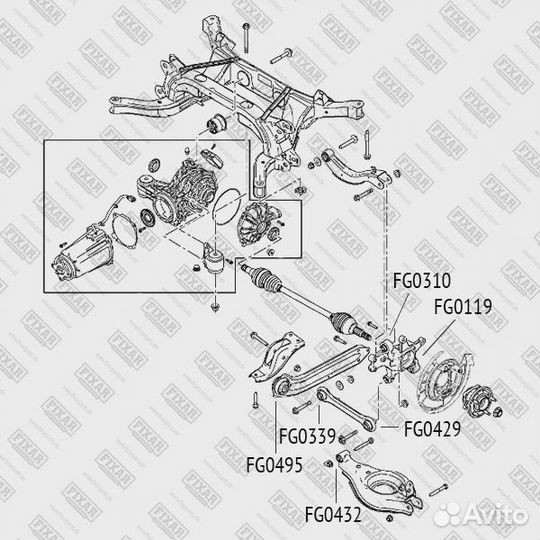 Сайлентблок рычага opel antara 06