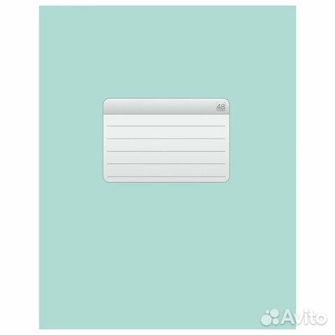 Тетрадь А5, 48 л., hatber-ECO скоба, офсет №2 экон