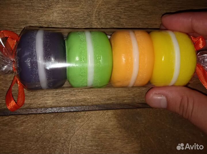Мыло ручной работы макарунс
