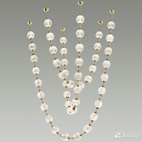 Люстра подвесная в спальню светодиодная