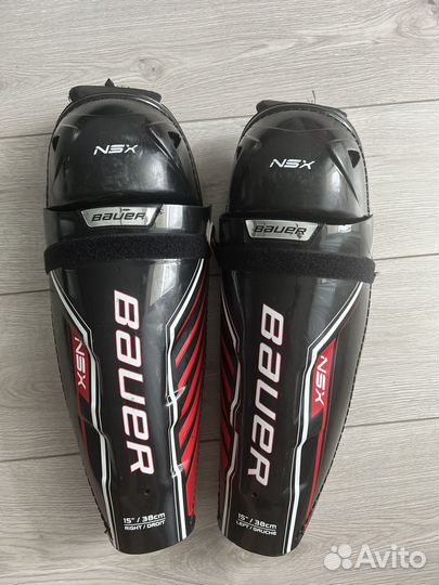 Щитки Bauer nsx15 в новом состоянии
