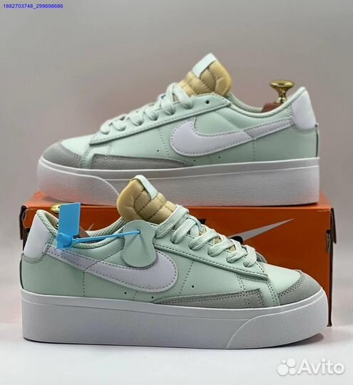 Кроссовки Nike Blazer Low Platform Barely женские