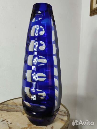 Ваза стекло Франция авторская 3D