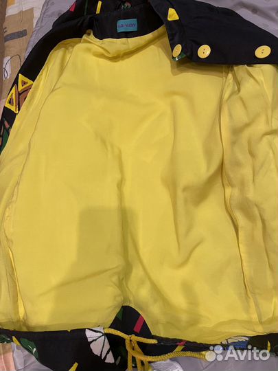 Плащ для девочки с цветочным принтом