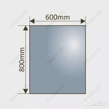 Зеркало в ванную Melana 60х80 с подсветкой