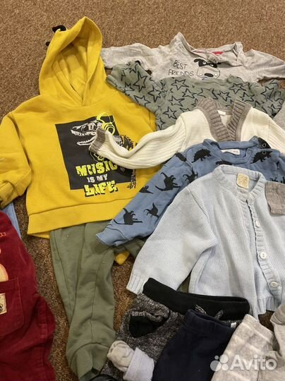 Детская одежда для мальчиков 80 86 коробкой