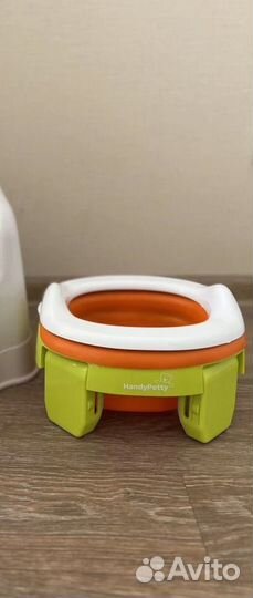 Горшок детский складной дорожный 3в1 HandyPotty