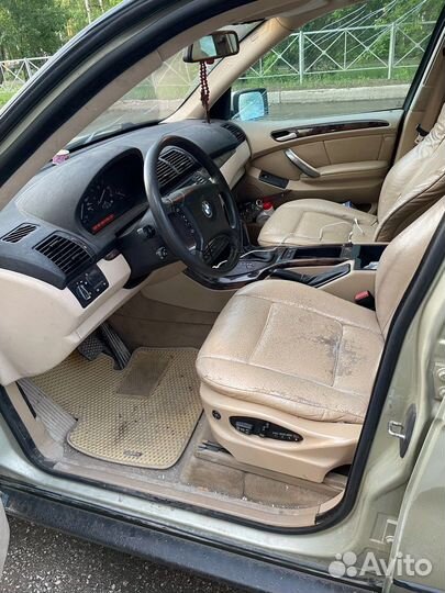 BMW X5 4.4 AT, 2001, битый, 400 000 км