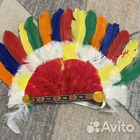 Костюм Индейца с индейским головным убором из перьев. War Bonnet, Варбоннет | Страна Мастеров