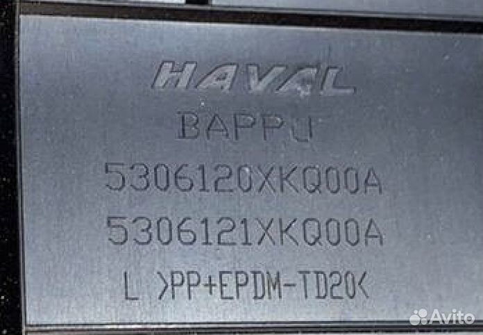 Накладка торпедо Haval F7x I (2019– н.в.)