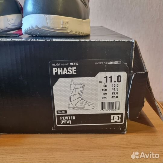 Сноубордические ботинки DC, 42, 42,5 размер