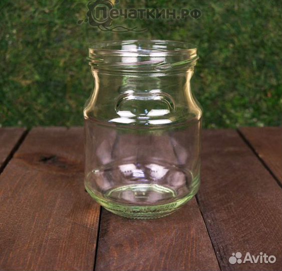 Стеклянная банка «Горшочек», 0.44 л, то-82