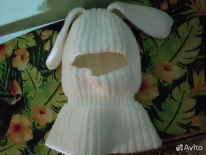 Шапка балаклава с ушами