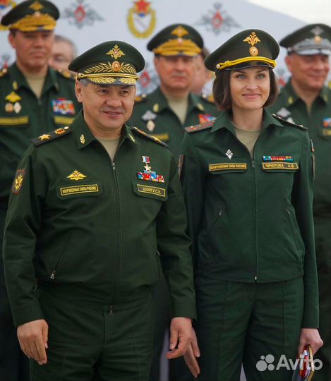 С коротким рукавом, форма зелёная мо офиска