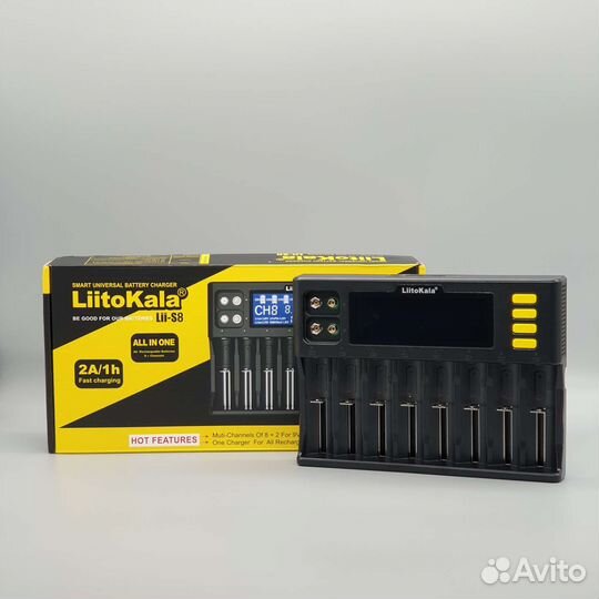 Универсальное зарядное устройство Liitokala Lii S8