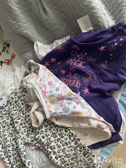 Вещи пакетом на девочку 68-86