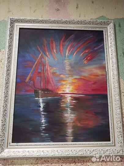 Картина маслом на холсте 40х50авт. Янарат