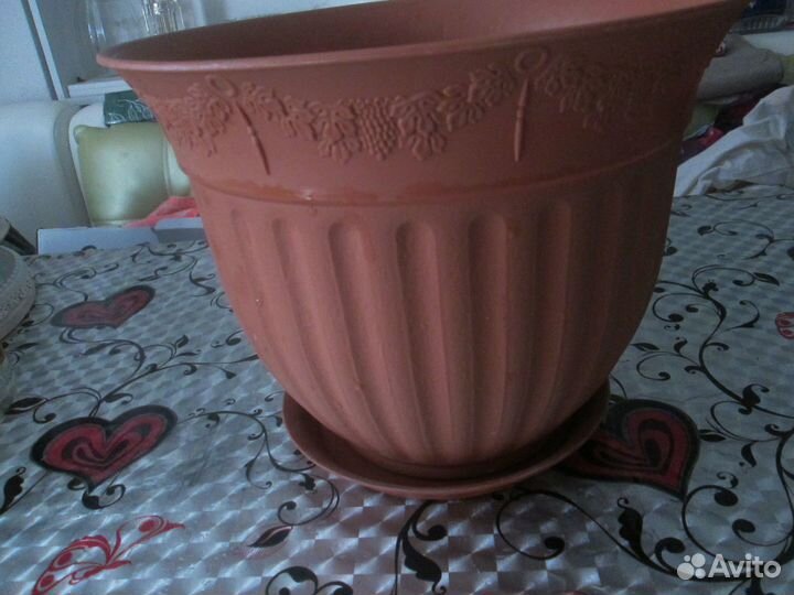 Горшки для цветов, б/у, пакетами