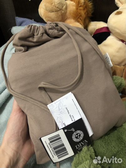 Трикотажный слинг шарф с рождения Diva