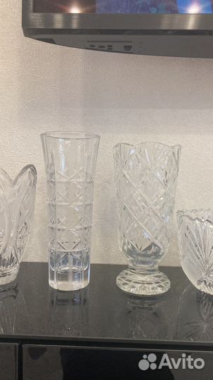 Хрустальная ваза