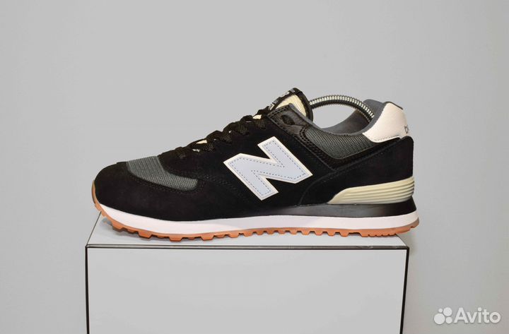 New Balance 574 (42-46, Черные, Примерка)