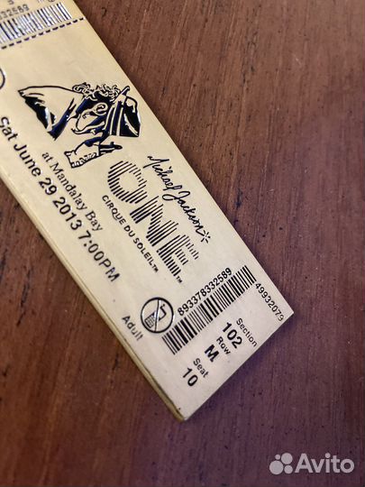Билет на шоу Майкл Джексон Лас-Вегас