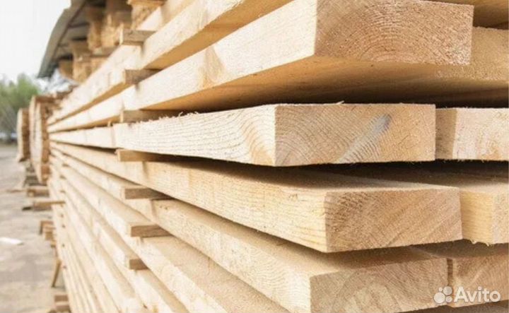 Доска обрезная 50х200х6000