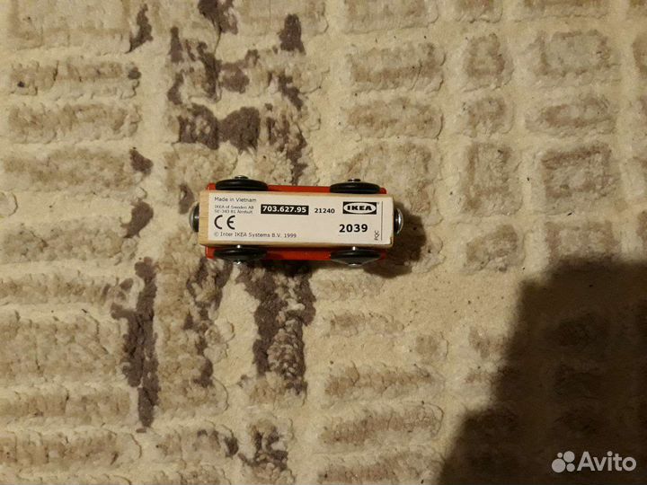 Деревянная железная дорога IKEA Lillabo