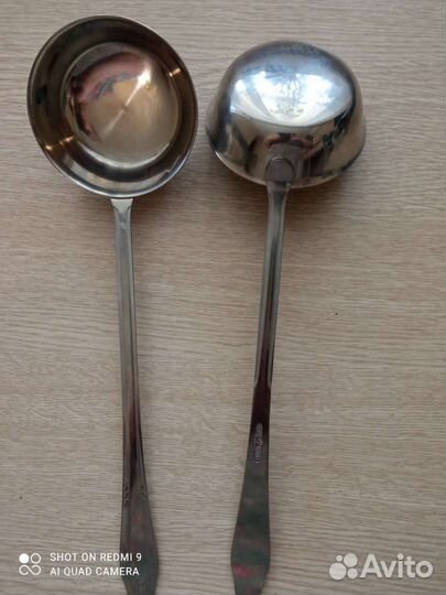 Столовая посуда половник ложки соусники нержавейка