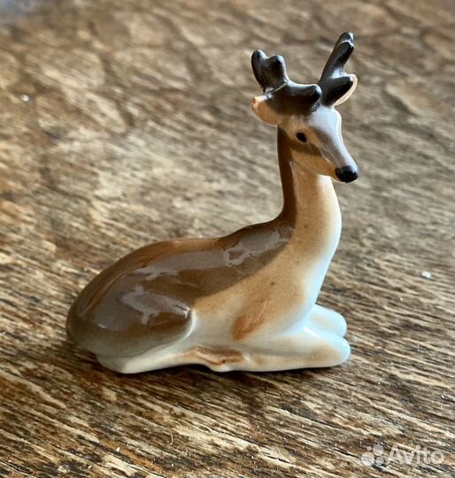 Фарфоровые статуэтки СССР лфз олень