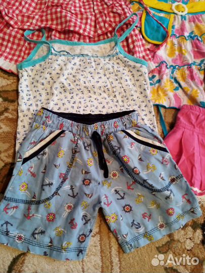 Пакет летней одежды на девочку