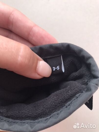 Варежки краги Molo скелет X-Ray 3-5 бу