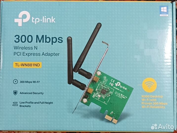 WI-FI адаптер Tp-Link TL-wn881nd 300 Mbps