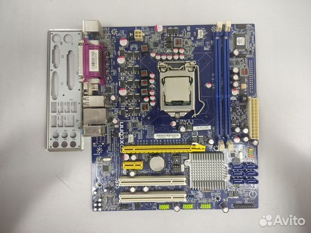 Материнская плата Foxconn s1156 + i5 650